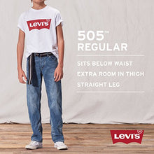 Load image into Gallery viewer, Levi's Boys' 505 Regular Fit Jean, Husky Midnight,12
