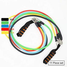 Load image into Gallery viewer, Liford Sport 11 Pack Exercise Resistance Bands with Handles Set,Workout Equipment for Women Men Home Gym, Home Workouts,Physical Therapy,Gym Training,Yoga
