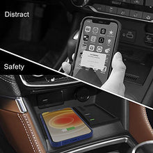 Load image into Gallery viewer, Wireless Charger for Subaru Forester 2019-2022,for Subaru Crosstrek Accessories 2018-2021,for Subaru Impreza Center Console Organizer Wireless Charging Pad
