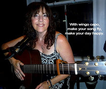 Load image into Gallery viewer, WINGO Guitar Capo for Acoustic and Electric Guitars - Rosewood with 5 Picks
