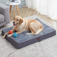 Load image into Gallery viewer, Western Home Large Dog Bed for Large, Jumbo, Medium Dogs, Orthopedic Pet Bed Waterproof Mattress with Removable Washable Cover, Thick Egg Crate Foam Dog Bed with Non-Slip Bottom
