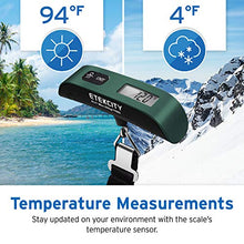 Load image into Gallery viewer, Etekcity Luggage Scale, Digital Portable Handheld Suitcase Weight for Travel with Rubber Paint, Temperature Sensor, 110 Pounds, Battery Included
