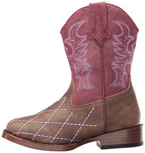 Load image into Gallery viewer, Roper Girls' Cross Cut, Brown, 7 Child US Big Kid
