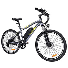 Load image into Gallery viewer, Heybike Race Electric Bike Light Weight 26" Commuter Electric Mountain Bike Long Range, 350W Brushless Motor, Shimano 7-Speed and Front Fork Suspension, Urban Electric Bicycle for Adults
