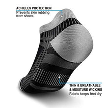 Load image into Gallery viewer, Low Cut Compression Socks for Men and Women, No Show Ankle Running Socks with Arch Support for Plantar Fasciitis, Cyling, Athletic, Flight, Travel, Nurses
