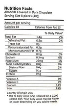 Load image into Gallery viewer, Dark Chocolate Covered Almonds, 32 Ounce Tube
