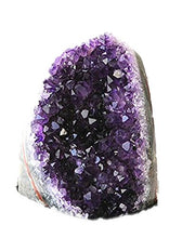 Load image into Gallery viewer, JIC Gem Natural Class 1 Polished Deep Purple Uruguay Amethyst Crystal Cluster Home Decor: 1-2 Lb
