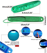 Load image into Gallery viewer, JAIZAIWJ 10Pcs Car Led Lights Waterproof Led Rock Light 12V/24V Car Underglow Lights for Cars Trucks Golf Cart Boat UTV ATV Camper Jeep Offroad(Green)
