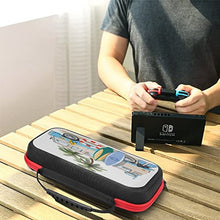 Load image into Gallery viewer, MUTAY Carrying Case for Nintendo Switch Surfboard Portable Protective Case for Switch Lite Switch Accessories Bundle Portable Travel Bag with 20 Game Storage Compatible

