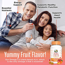 Load image into Gallery viewer, Omega 3 6 7 9 | Up to 4 Month Supply | Omega 3 Supplement | Vegan Omega 3 Gummies for Heart Health &amp; Energy Support | Flaxseed Oil | No Fish Taste | Non-GMO | Gluten Free | 120 Count

