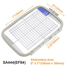 Load image into Gallery viewer, New brothread Embroidery Machine Hoop SA444 with 5"x7" Embroidery Area for Brother PE800 PE780D PE770 PE700 PE750D SE1900/1800 Innovis 1250D/1200 &amp; BabyLock Accord /Emore /Ellure
