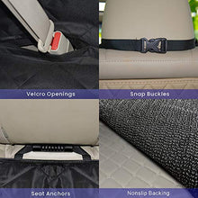 Load image into Gallery viewer, FunniPets Dog Car Seat Covers, Waterproof Dog Seat Cover for Back Seat Nonslip Dog Car Hammock Backseat Protection Durable Pet Seat Covers for Cars Trucks and SUVs
