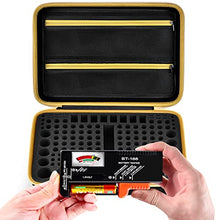 Load image into Gallery viewer, Battery Organizer Storage Case, Batteries Holder Container Carrying Hard Bag Box with Battery Tester Holds 162+ Battery Variety Pack AA AAA AAAA C D 9V 3V Lithium (Not Include Batteries Pack)
