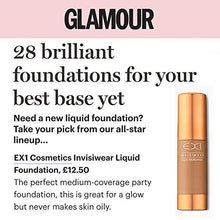 Load image into Gallery viewer, EX1 Cosmetics Invisiwear Liquid Full Coverage Foundation Makeup Shade 1.0 - Vegan, Oil and Fragrance Free, Dermatologically and Clinically Tested
