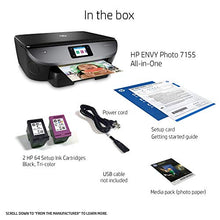 Load image into Gallery viewer, HP Envy Photo 7155 All in One Photo Printer with Wireless Printing, Instant Ink Ready (K7G93A) (Renewed)
