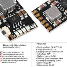 Load image into Gallery viewer, MakerFocus 10pcs 186 50 Lithium Battery Charging Module TP4056 Charging Module 1A with Battery Protection 186 50 BMS and 2A 5V Charge Discharge Module Charging Boost Mobile Power Protection PCB Board
