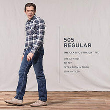 Load image into Gallery viewer, Levi's Men's 505 Regular Fit Jeans, Medium Stonewash, 32W x 30L
