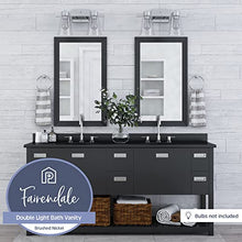 Load image into Gallery viewer, Prominence Home Fairendale 2 Light Brushed Nickel Bathroom Vanity Light with Clear Glass
