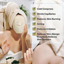 Load image into Gallery viewer, 2 Pieces Towel Mask Reusable Face Towel Mask Facial Steamer Towel Moisturizing Towel Mask Beauty Skin Care Mask for Women Girls
