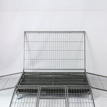 Load image into Gallery viewer, Homey Pet 43" Stackable or Non-Stackable Heavy Duty Cage W/Feeding Door, Casters and Tray (Stackable Economic)
