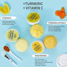 Load image into Gallery viewer, ANAIRUI Turmeric Vitamin C Facial Mask 3-in-1 Travel Mini Kit - Clay Mask, Peel Off Mask, Wash-Off Cream Mask, for Acne &amp; Dark Spots, Oily Skin, Facial Spa Treatment 1.75 oz × 3 ea
