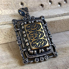 Load image into Gallery viewer, Hadeed e chini Pendant hadeed stone Sang e Hadeed | AlAliGems | Hematite Islamic Pendant for
