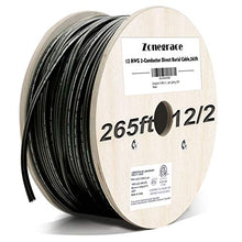 Load image into Gallery viewer, Zonegrace 12AWG 2-Conductor 12/2 Direct Burial Wire for Low Voltage Landscape Lighting, 265ft
