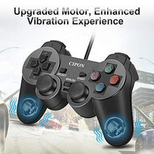 Load image into Gallery viewer, PS2 Controller Wired, CIPON Black Remote for Sony Playstation 2 Console
