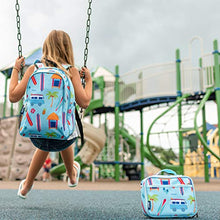 Load image into Gallery viewer, Wildkin 15 Inch Kids Backpack for Boys &amp; Girls, 600-Denier Polyester Backpack for Kids, Features Padded Back &amp; Adjustable Strap, Perfect Size for School &amp; Travel Backpacks, BPA-free (Surf Shack)
