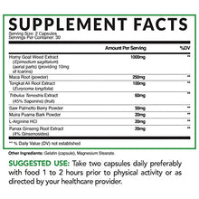 Load image into Gallery viewer, Extra Strength Horny Goat Weed Extract with Muira Puama, Maca Root, L Arginine, Tribulus - for Men &amp; Women - All Natural Energy Boost (60 Count)
