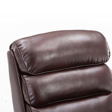 Load image into Gallery viewer, Irene House Dual Motor Lift Chair Recliners for Elderly Infinite Position Dual Power Recliner Up to 300 LBS Soft Leather Electric Power Lift Recliner Chair Sofa with Side Pocket (Red Brown Leather)
