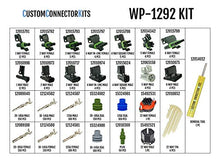 Load image into Gallery viewer, Weather Pack Pro Kit WP-1292 With Bulkhead Kit and Pro Crimp Tool: Sealed Weatherproof Automotive Electrical Connectors 20-12 Gauge 1292 Piece Kit With Bulkhead Connectors &amp; 12014254 Crimp Tool
