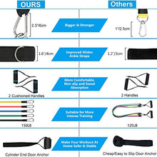 Load image into Gallery viewer, Resistance Bands Set, Exercise Bands Elastic for Fitness Training Yoga Physical Therapy Home Workouts with Handles Door Anchor Ankle Straps &amp; Waterproof Bags, Portable Exercise Equipment for Men/Women
