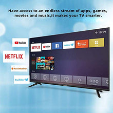 Load image into Gallery viewer, Sansui 43-Inch 1080p FHD DLED Smart TV (S43P28FN) Slim, Lightweight, Built-in HDMI, USB, High Resolution, Digital Noise Reduction Bundle with Circuit City 6-Feet 4K HDMI Cable and Accessories
