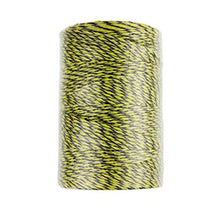 Load image into Gallery viewer, Farmerry 1312 Feet Portable Electric Fence Polywire with 6 Conductors, Yellow and Black, 400 Meters
