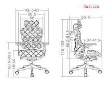 Load image into Gallery viewer, Executive Chairs (with Black Frame. Orange Fabric)
