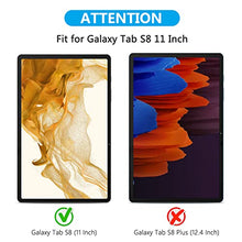 Load image into Gallery viewer, SPARIN 2 Pack Screen Protector Compatible with Samsung Galaxy Tab S8/S7 11 inch, Tempered Glass, Alignment Frame
