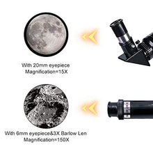 Load image into Gallery viewer, ToyerBee Telescope for Kids&amp; Beginners, 70mm Aperture 300mm Astronomical Refractor Telescope, Tripod&amp; Finder Scope- Portable Travel Telescope with Smartphone Adapter and Wireless Remote
