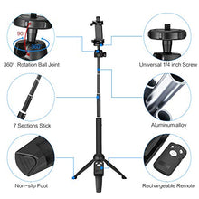 Load image into Gallery viewer, Wevon Selfie Stick, 40 inch Extendable Phone Tripod Stand with Bluetooth Remote Shutter Compatible with iPhone 11 Pro Xs Max Xr X 8 7 Plus, Android, Samsung Galaxy S20 S10 S9 and More, Lightweight
