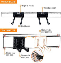 Load image into Gallery viewer, Bike Rack Garage Storage 5 Bicycles Hooks Wall Mount Bike Hanger Indoor Space Saving (8 Hooks and 3 Rails)
