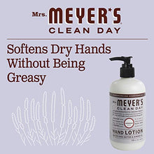 Load image into Gallery viewer, Mrs. Meyer's Clean Day Hand Lotion for Dry Hands, Non-Greasy Moisturizer Made with Essential Oils, Cruelty Free Formula, Lavender Scent, 12 oz

