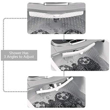 Load image into Gallery viewer, Giantex Foot Spa Bath Massager w/Heat, Water Shower Adjustable in Angles, Motorized Shiatsu Massage Balls &amp; 2 Maize Rollers, Time &amp; Temper Control, LED Display, Home Pedicure Foot Bath Tub, Grey
