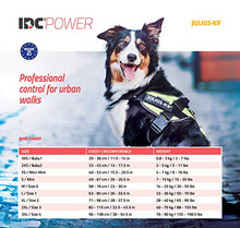 Load image into Gallery viewer, Julius-K9 16IDC-FARNE-B1 IDC Powerharness, Dog Harness, Size Baby 1, Jeans with Neon Edge
