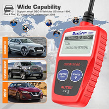 Load image into Gallery viewer, Autel MS309 Universal OBD2 Scanner Check Engine Fault Code Reader, Read Codes Clear Codes, View Freeze Frame Data, I/M Readiness Smog Check CAN Diagnostic Scan Tool
