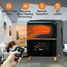 Load image into Gallery viewer, Dr Infrared Heater DR-978 Infrared Space Heater, Hybrid, Black
