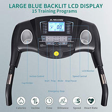 Load image into Gallery viewer, MaxKare Electric Folding Treadmill Auto Incline Running Machine 2.5HP Power 8.5MHP Speed 12-Level Incline Adjustment with Pre-Set Training Programs Large LCD Display Cup Holder for Home Use
