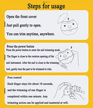 Load image into Gallery viewer, Baby Nail Clipper Trimmer for Finger and Toes 100% Safe Electric File Nail Cutter for Newborn Infant Toddler Kids Anti-Trap Meat &amp; Anti-Scratch Design | Cartoon Yellow Chickens
