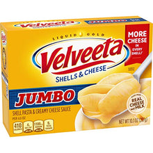 Load image into Gallery viewer, Velveeta Shells &amp; Cheese Jumbo Shell Pasta &amp; Cheese Sauce Meal (10.1 oz Box)
