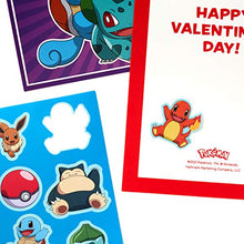 Load image into Gallery viewer, Hallmark Kids Pokémon Valentines Day Cards and Stickers Assortment (12 Cards with Envelopes)
