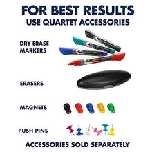Load image into Gallery viewer, Quartet Combination Magnetic Whiteboard &amp; Corkboard, 17" x 23", Combo White Board &amp; Cork Board, Curved Frame, Perfect for Office &amp; Home Decor, Home School Message Board, Black (41723-BK)
